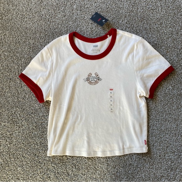 Levi’s Graphic Mini Ringer Tee - Picture 11 of 12